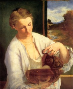  Woman Pouring Water ,Eduard Manet (1832-1883)